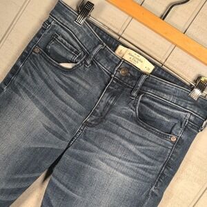 Abercrombie & Fitch Blue Ankle Jeans